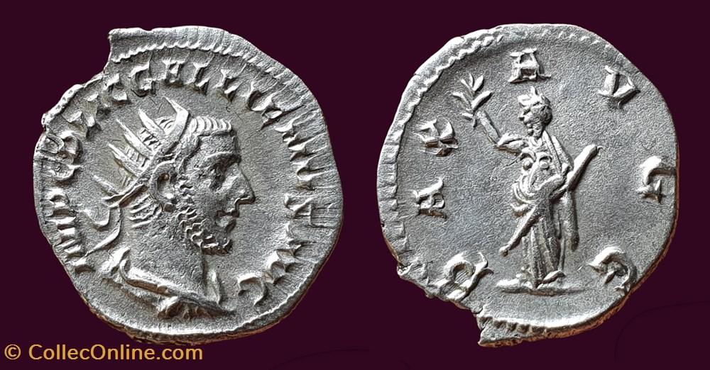 IMP CP LIC GALLIENVS AVG / PAX AVGG monnaies antiques romaines imperiales et republicaines imp cp lic gallienvs avg pax avgg