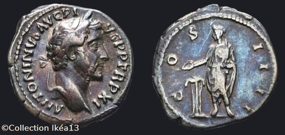 ANTONINVS AVG PIVS PP TR P XI / COS IIII monnaies antiques romaines imperiales et republicaines antoninvs avg pivs pp tr p xi cos iiii