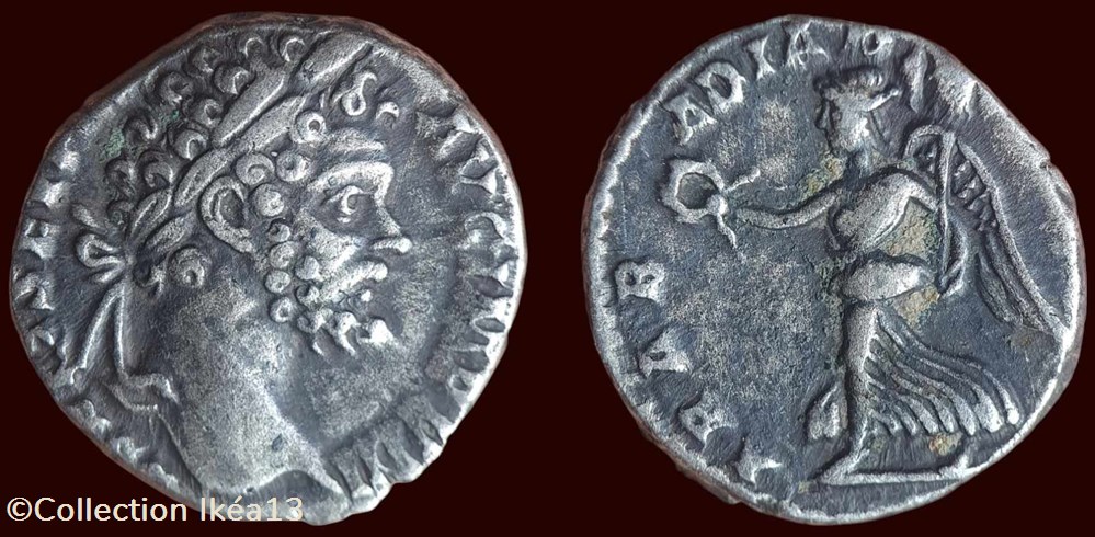 L SEPT SEV PERT AVG IMP V / ARAB ADIAB COS II P P monnaies antiques romaines imperiales et republicaines l sept sev pert avg imp v arab adiab cos ii p p