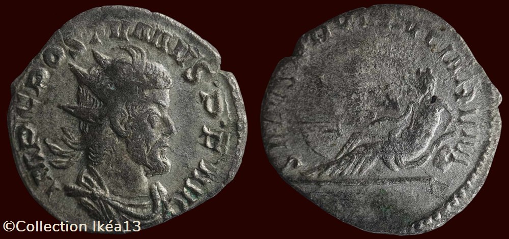 IMP C POSTVMVS. P. F. AVG / SALVS PROVINCIARVM monnaies antiques romaines imperiales et republicaines imp c postvmvs p f avg salvs provinciarvm