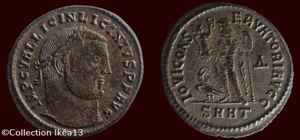 IMP C VAL LICIN LICINIVS P F AVG / IOVI CONSERVATORI AVGG monnaies antiques romaines imperiales et republicaines imp c val licin licinivs p f avg iovi conservatori avgg