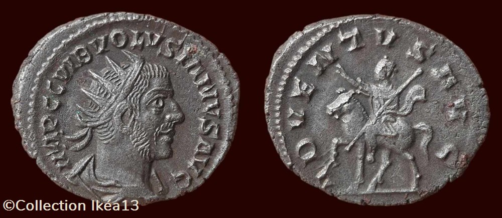 IMP C C VIB VOLVSIANVS AVG / ADVENTVS AVG monnaies antiques romaines imperiales et republicaines imp c c vib volvsianvs avg adventvs avg