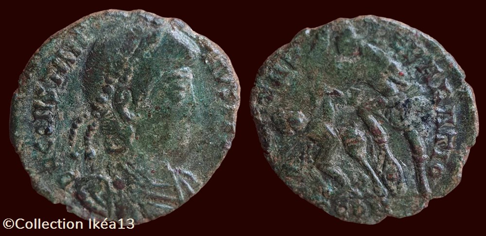 D N CONSTANTIVS P F AVG / FEL TEMP REPARATIO monnaies antiques romaines imperiales et republicaines d n constantivs p f avg fel temp reparatio