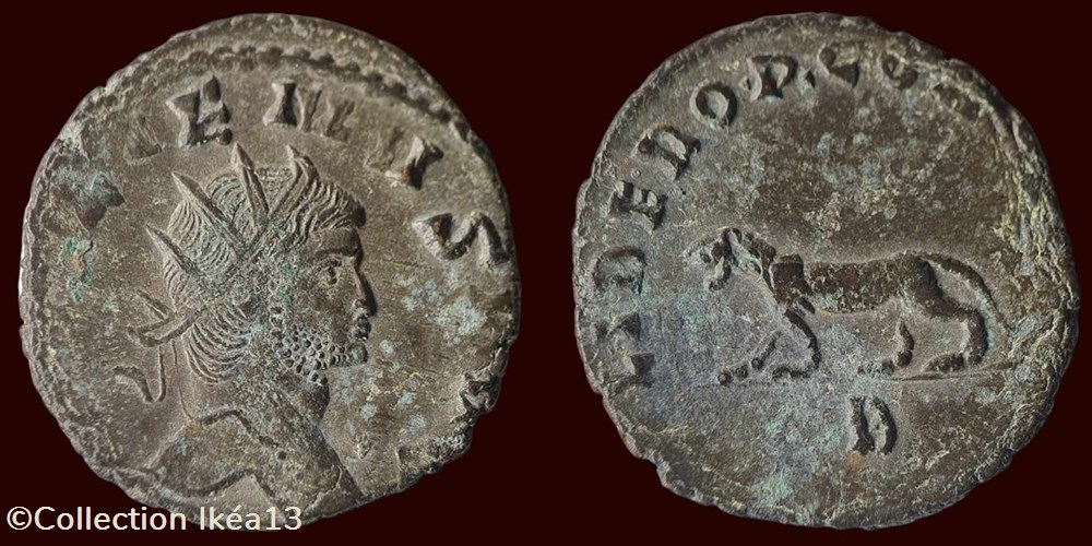 GALLIENVS AVG / LIBERO .P. CONS AVG monnaies antiques romaines imperiales et republicaines gallienvs avg libero p cons avg