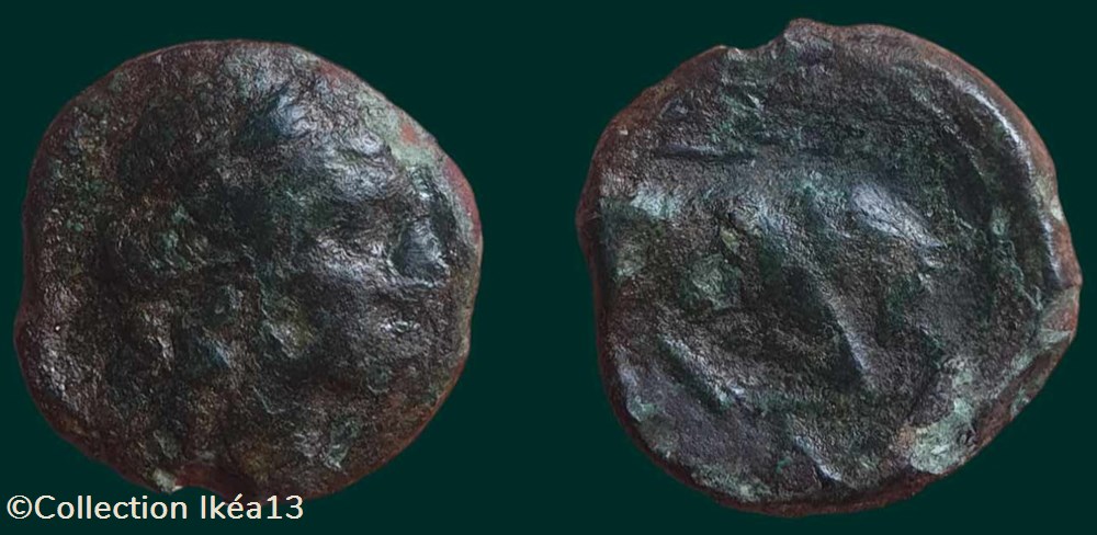 monnaies antiques celtes petit bronze au taureau pbm 46 5