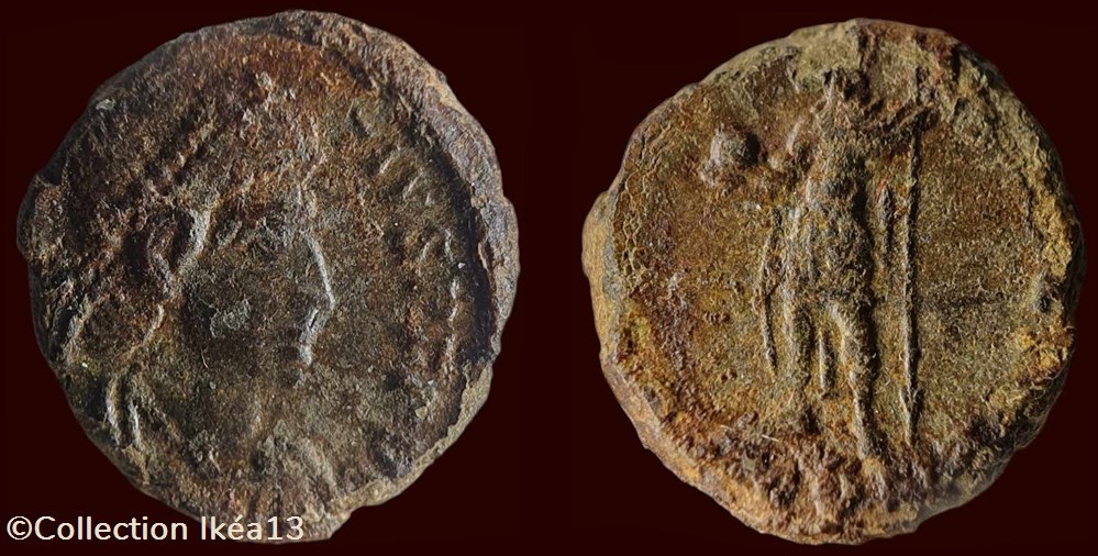 D N CONSTANTIVS P F AVG / SPES REIPVBLICE monnaies antiques romaines imperiales et republicaines d n constantivs p f avg spes reipvblice