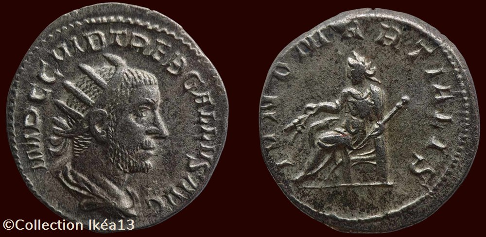 IMP C C VIB TREB GALLVS AVG / IVNO MARTIALIS monnaies antiques romaines imperiales et republicaines imp c c vib treb gallvs avg ivno martialis