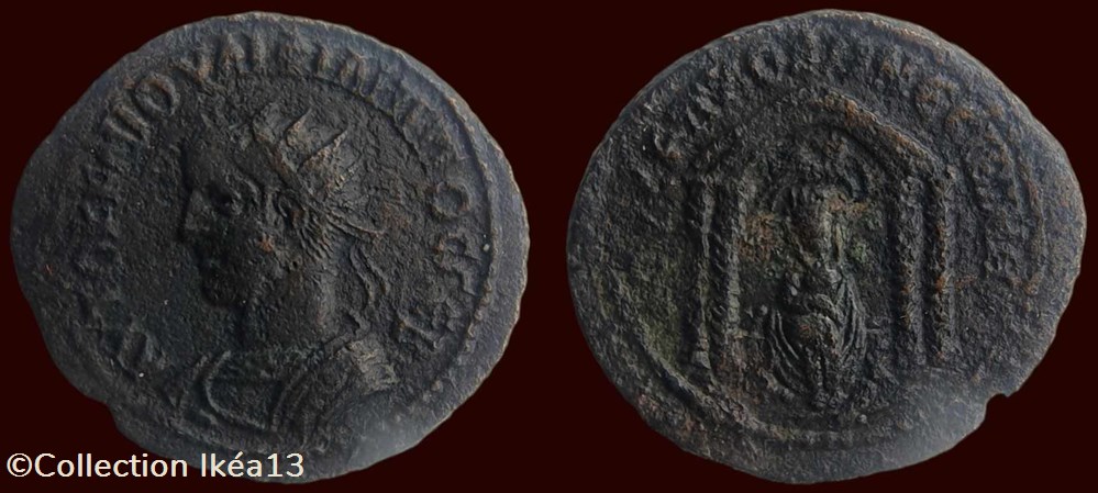 AUTOL K MA IOLI FILIPPOS SEB / IOL SEP KOLW NESIBI MHT monnaies antiques romaines provinciales autol k ma ioli filippos seb iol sep kolw nesibi mht