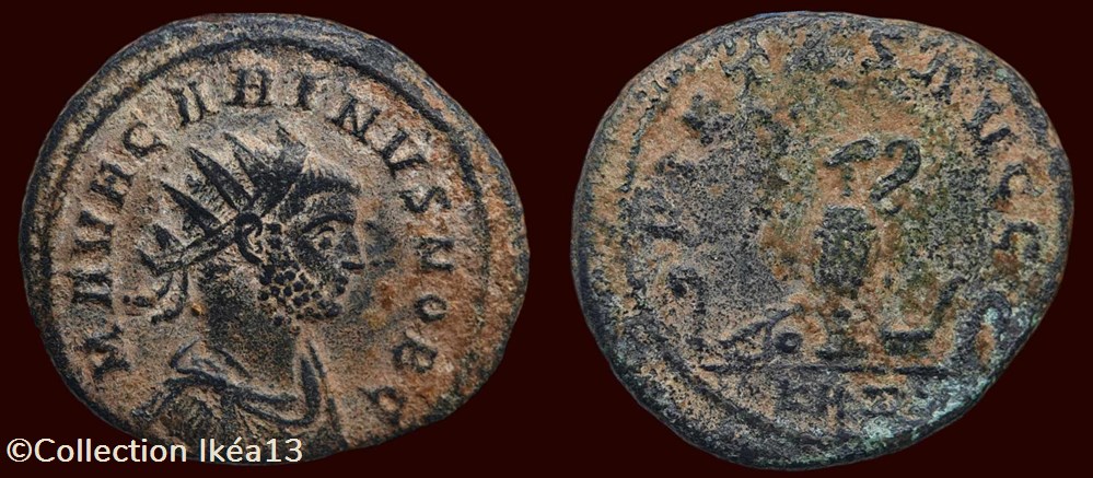 M AVR CARINVS NOB C / PIETAS AVGG monnaies antiques romaines imperiales republicaines m avr carinvs nob c pietas avgg