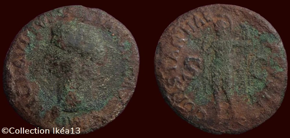 monnaies antiques romaines imperiales et republicaines ti clavdivs caesar avg p m tr p imp p p constantiae avgvsti