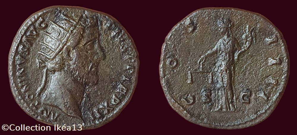 ANTONINVS AVG PIVS P P TR P XII / COS IIII / S|C monnaies antiques romaines imperiales et republicaines antoninvs avg pivs p p tr p xii cos iiii s c