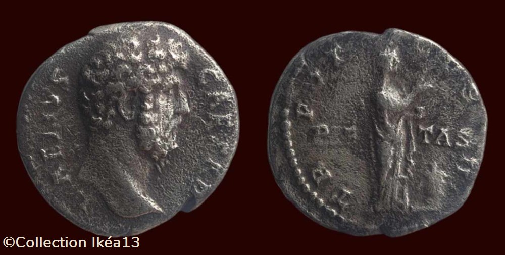 L AELIVS CAESAR / TR POT COS II / PIETAS monnaies antiques romaines imperiales republicaines l aelivs caesar tr pot cos ii pietas