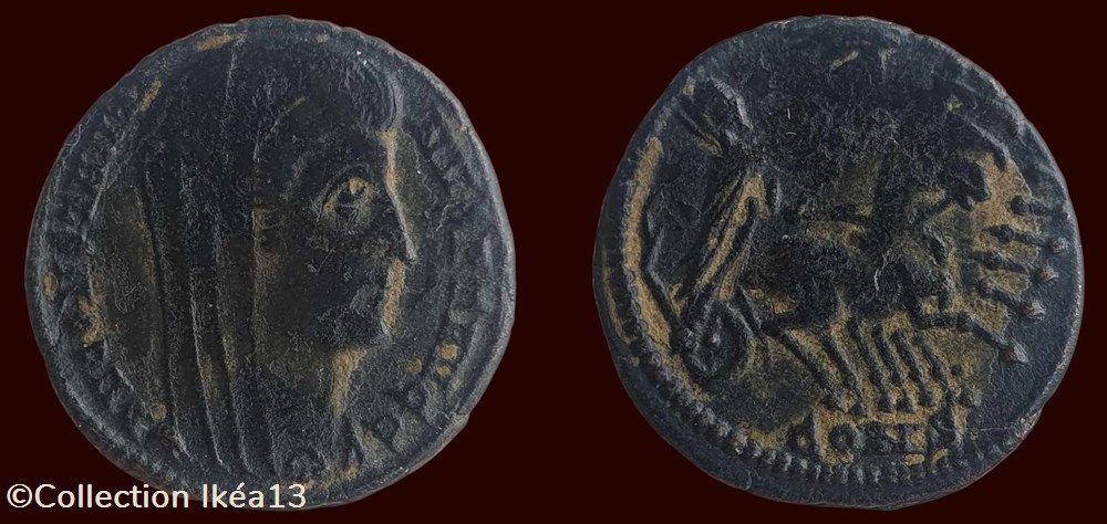 DV CONSTANTINVS PT AVGG / ANÉPIGRAPHE monnaies antiques romaines imperiales et republicaines dv constantinvs pt avgg anepigraphe