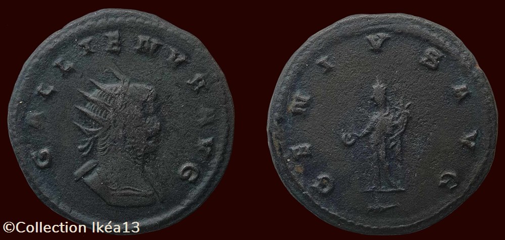 monnaies antiques romaines imperiales et republicaines gallienvs avg genivs avg