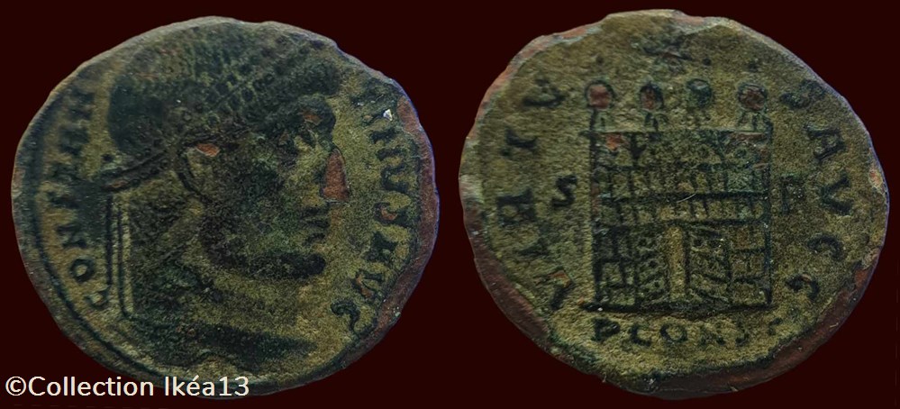 CONSTANTINVS AVG / VIRTVS AVGG monnaies antiques romaines imperiales et republicaines constantinvs avg virtvs avgg