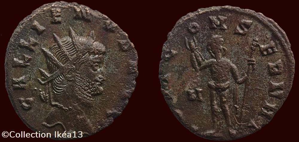 monnaies antiques romaines imperiales et republicaines gallienvs avg iovi conservat