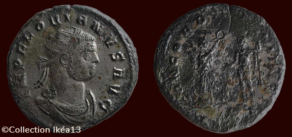 IMP FLORIANVS AVG / CONCORDIA MILITVM monnaies antiques romaines imperiales et republicaines imp florianvs avg concordia militvm