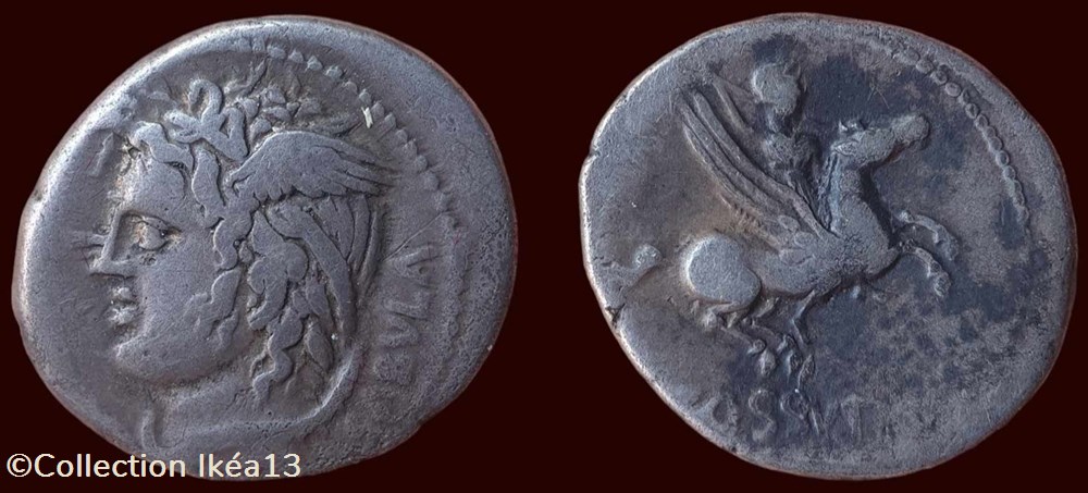 COSSVTIA / L.COSSVTI.C.F monnaies antiques romaines imperiales et republicaines cossvtia l cossvti c f