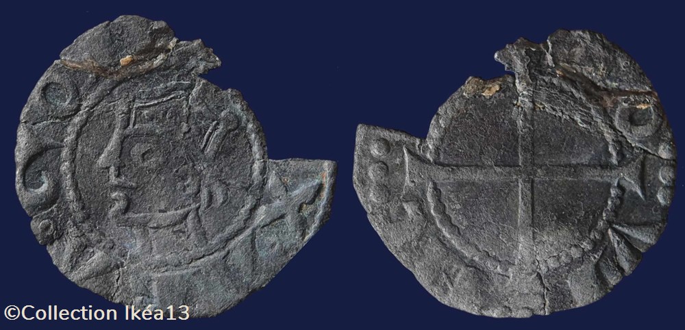 COMTÉ DE PROVENCE ALPHONSE II D'ARAGON monnaies europe medievale france feodales comte de provence alphonse ii aragon
