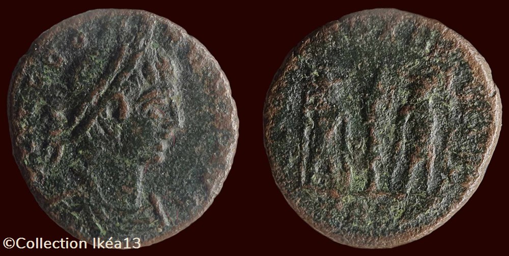 FL IVL CONSTANS AVG / GLORIA EXERCITVS monnaies antiques romaines imperiales et republicaines fl ivl constans avg gloria exercitvs