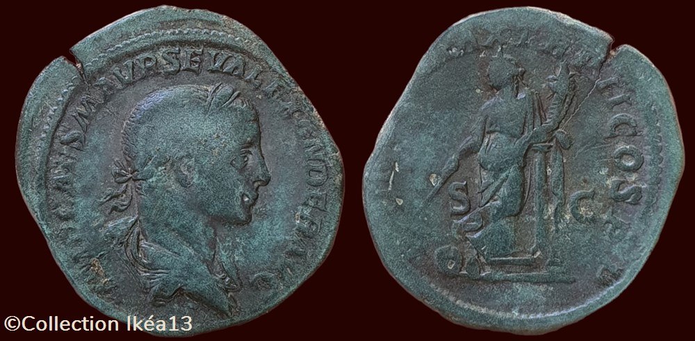 IMP CAES M AVR SEV ALEXANDER AVG / PONTIF MAX TR P II COS P P monnaies antiques romaines imperiales et republicaines imp caes m avr sev alexander avg pontif max tr p ii cos p p