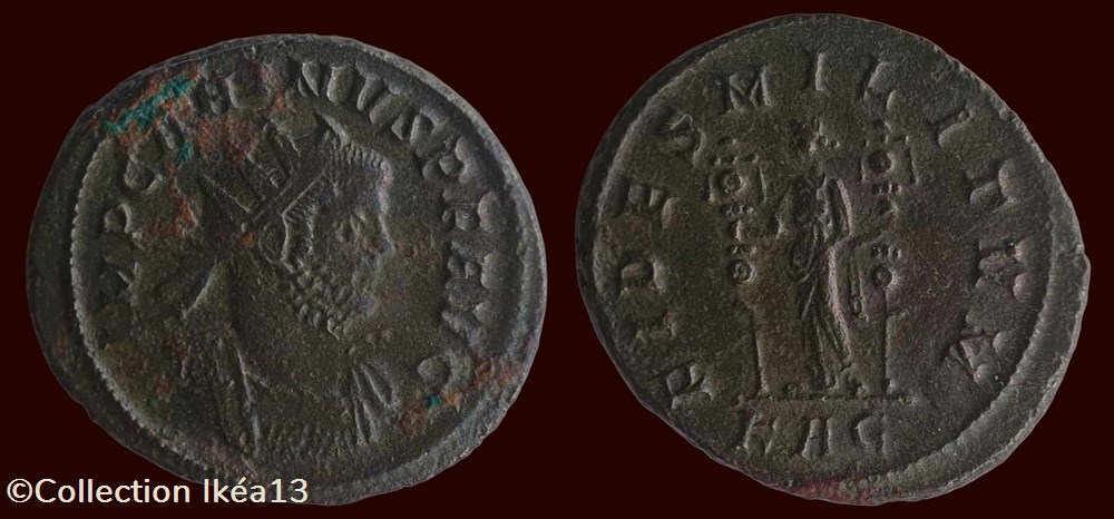 IMP CARINVS P F AVG / FIDES MILITVM monnaies antiques romaines imperiales et republicaines imp carinvs p f avg fides militvm