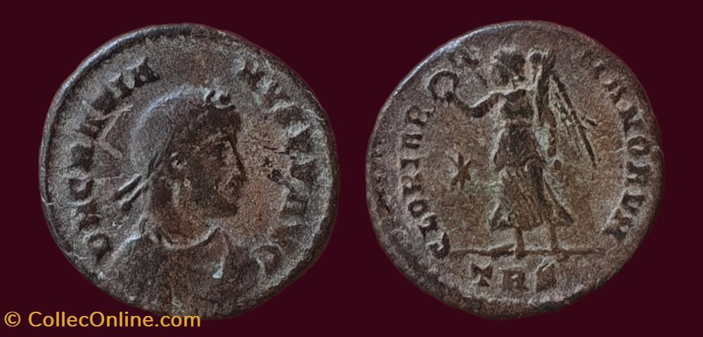 monnaies antiques romaines imperiales et republicaines d n gratianvs p f avg gloria romanorvm