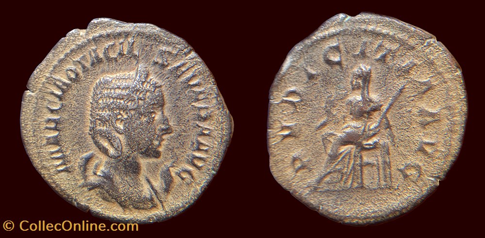 MARCIA OTACIL SEVERA AVG / PVDICITIA AVG monnaies antiques romaines imperiales et republicaines marcia otacil severa avg pvdicitia avg