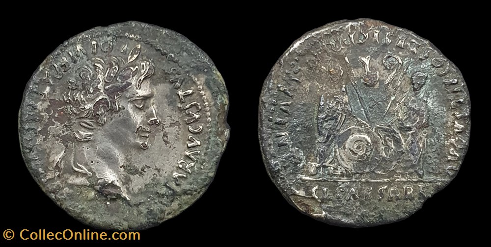 CAESAR AVGVSTVS - DIVI F PATER PATRIAE. / C. L. CAESARES / AVGVSTI F COS DESIG PRINC IVVE monnaies antiques romaines imperiales et republicaines caesar avgvstvs divi f pater patriae c l caesares avgvsti f cos desig princ ivve