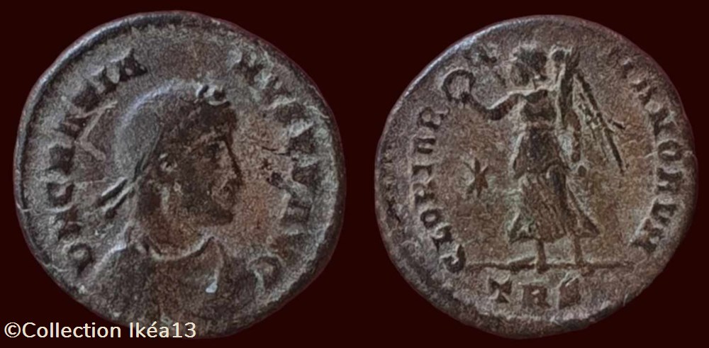monnaies antiques romaines imperiales et republicaines d n gratianvs p f avg gloria romanorvm