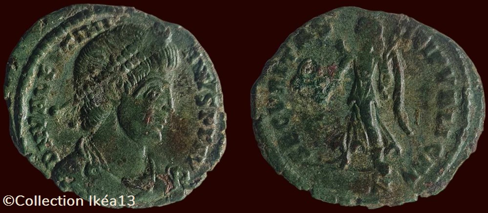 D N VALENTINIANVS P F AVG / SECVRITAS REIPVBLICAE monnaies antiques romaines imperiales et republicaines d n valentinianvs p f avg secvritas reipvblicae