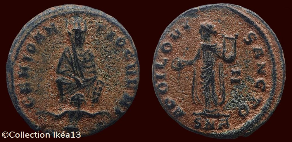 monnaies antiques romaines imperiales et republicaines genio antiocheni apolloni sancto