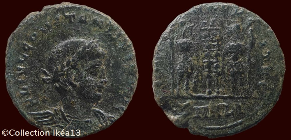 FL IVL CONSTANTIVS NOB C / GLORIA EXERCITVS monnaies antiques romaines imperiales et republicaines fl ivl constantivs nob c gloria exercitvs