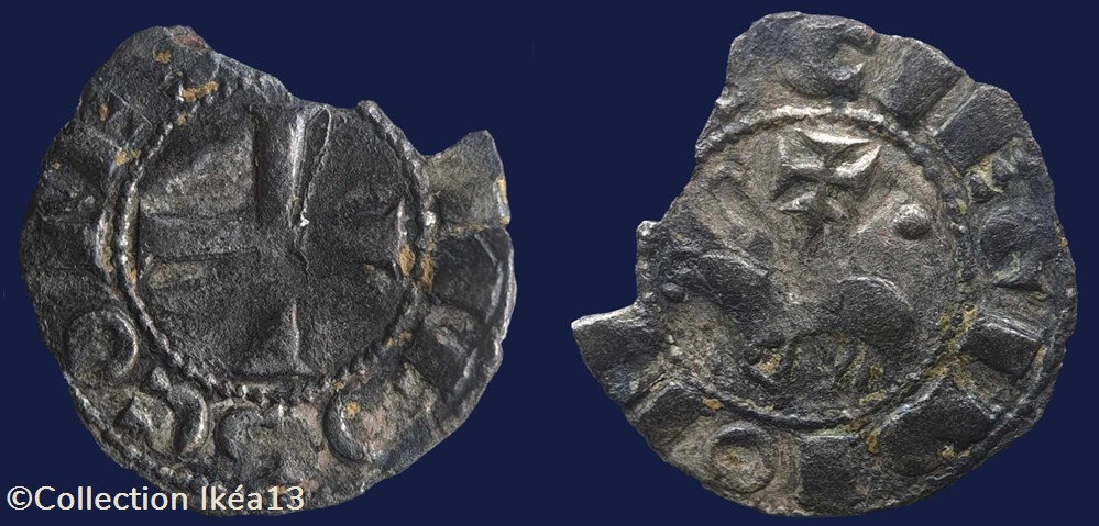 + ANFOS COMES / ONOR SCI EGIDI monnaies europe medievale france feodales anfos comes onor sci egidi