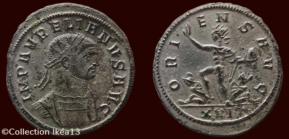 IMP AVRELIANVS AVG / ORIENS AVG monnaies antiques romaines imperiales et republicaines imp avrelianvs avg oriens avg