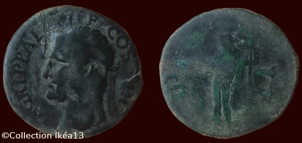 M AGRIPPA L F COS III / S|C monnaies antiques romaines imperiales et republicaines m agrippa l f cos iii s c