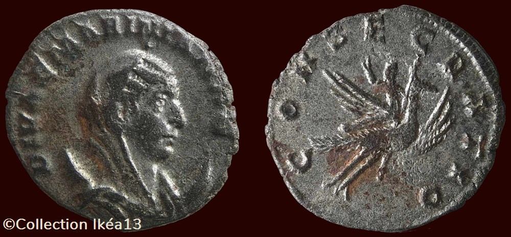 DIVAE MARINIANAE / CONSECRATIO monnaies antiques romaines imperiales et republicaines divae marinianae consecratio