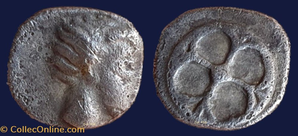 Litra au Lacydon (1) monnaies antiques celtes litra au lacydon 1