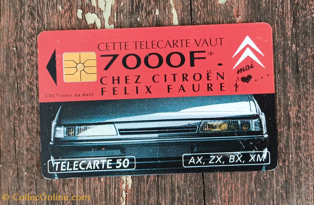 Télécarte Citroën XM divers telecartes cartes telephoniques telecarte citroen xm