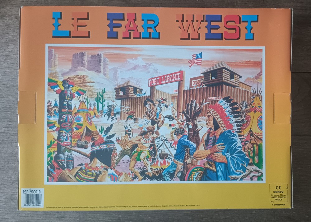 Coffret Le Far West figurines historique divers coffret le far west
