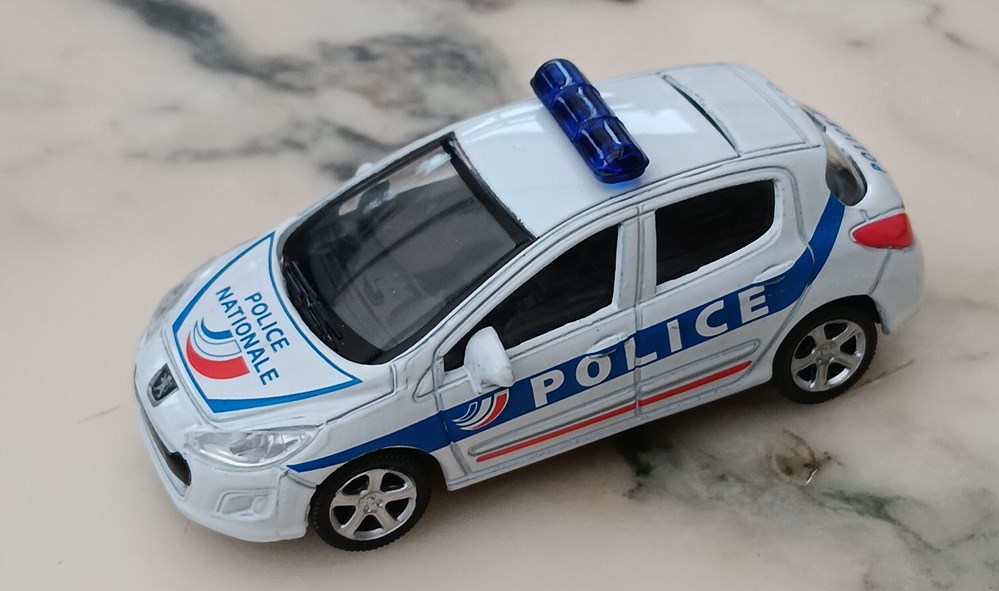 Peugeot 308 I "Police" modeles reduits voitures peugeot 308 i police