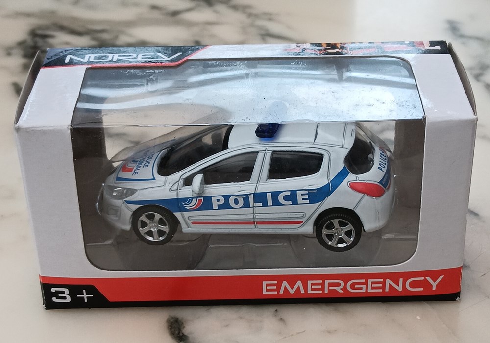 Peugeot 308 I "Police" modeles reduits voitures peugeot 308 i police