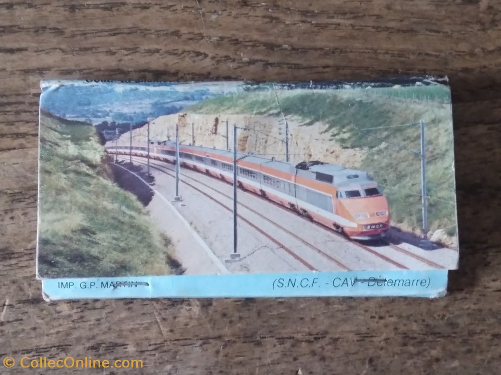objets publicitaires boite allumettes tgv la vie du rail