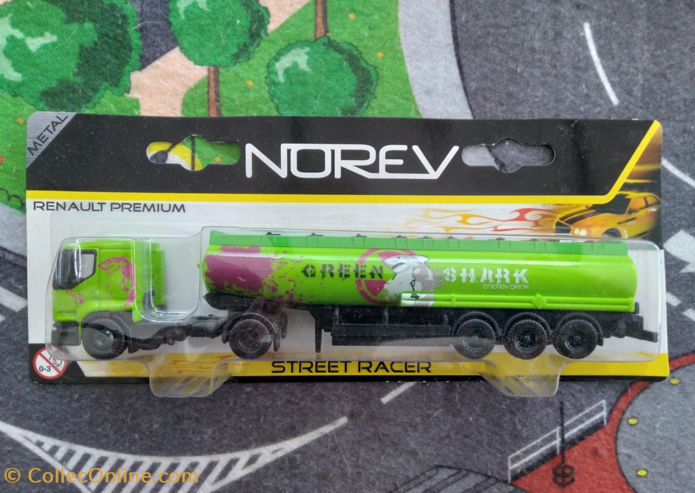 modeles reduits camions renault premium green shark energy drink