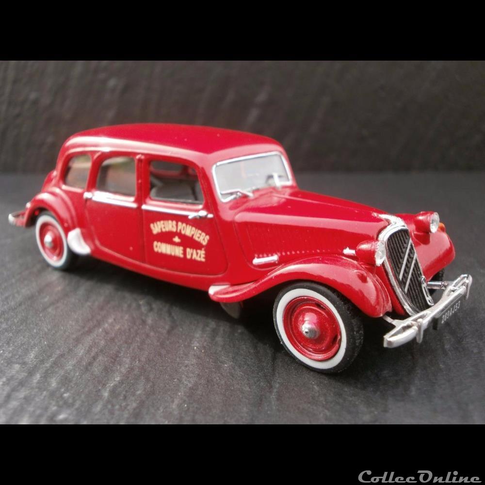 modele reduit voiture la saga de la traction citroen n 1 citroen 11cv familiale pompier aze