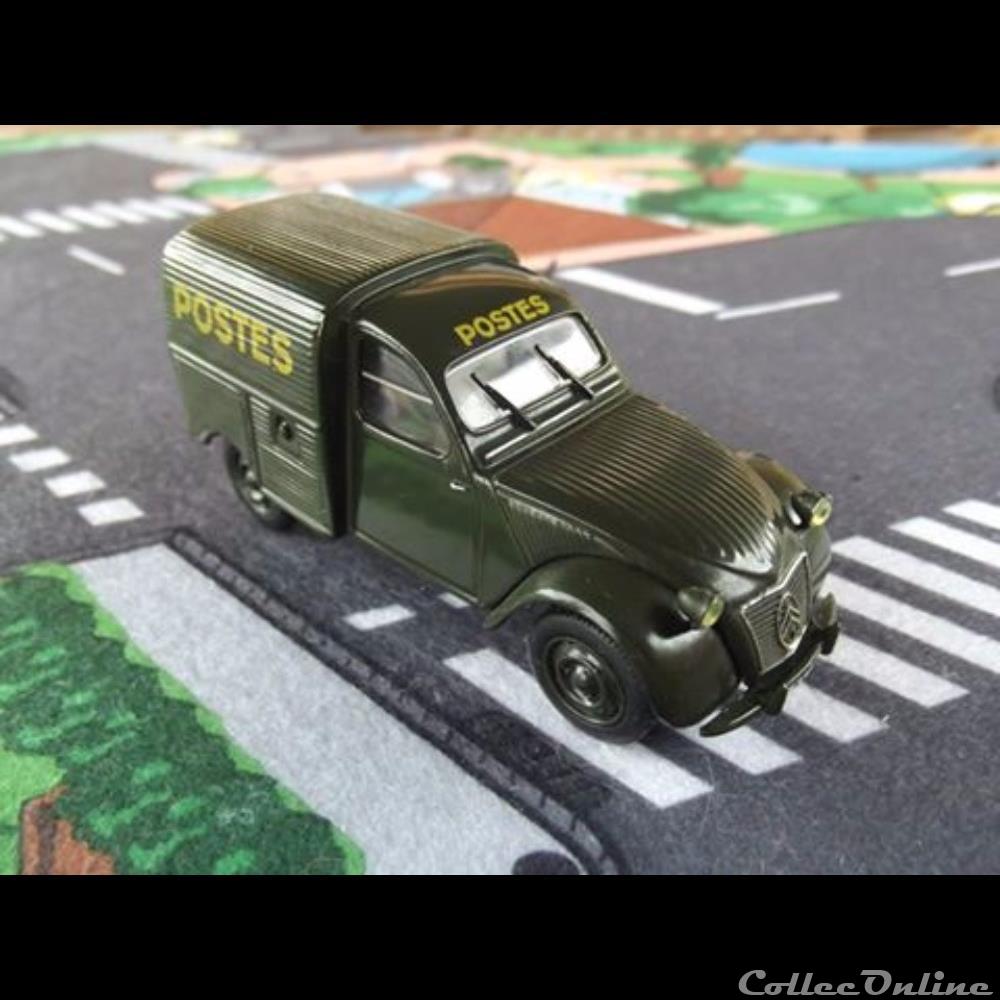 La 2 CV de Citroën - N°2 - Citroën 2 CV AU "La Poste" modele reduit voiture la 2 cv de citroen n 2 citroen 2 cv au la poste