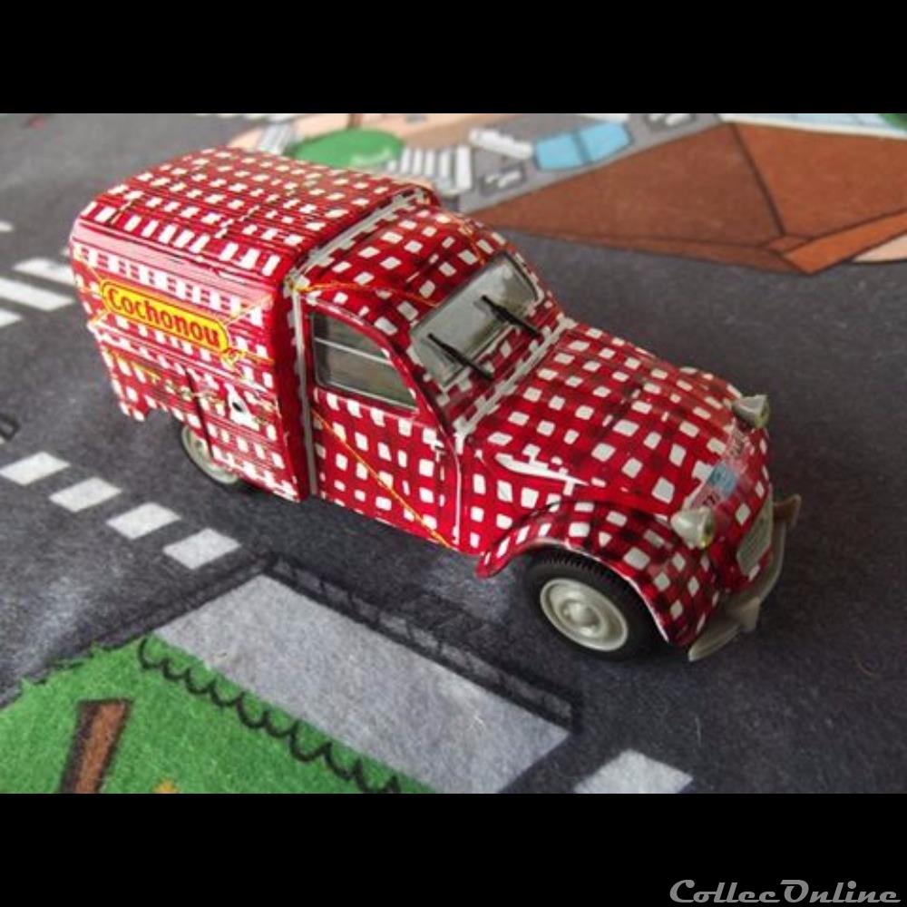 modele reduit voiture citroen 2cv azu cochonou