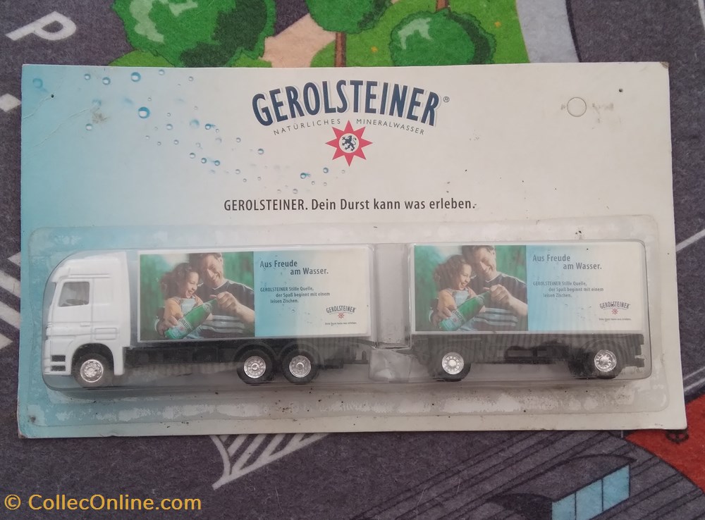 Mercedes-Benz "Gerolsteiner" modeles reduits camions mercedes benz gerolsteiner