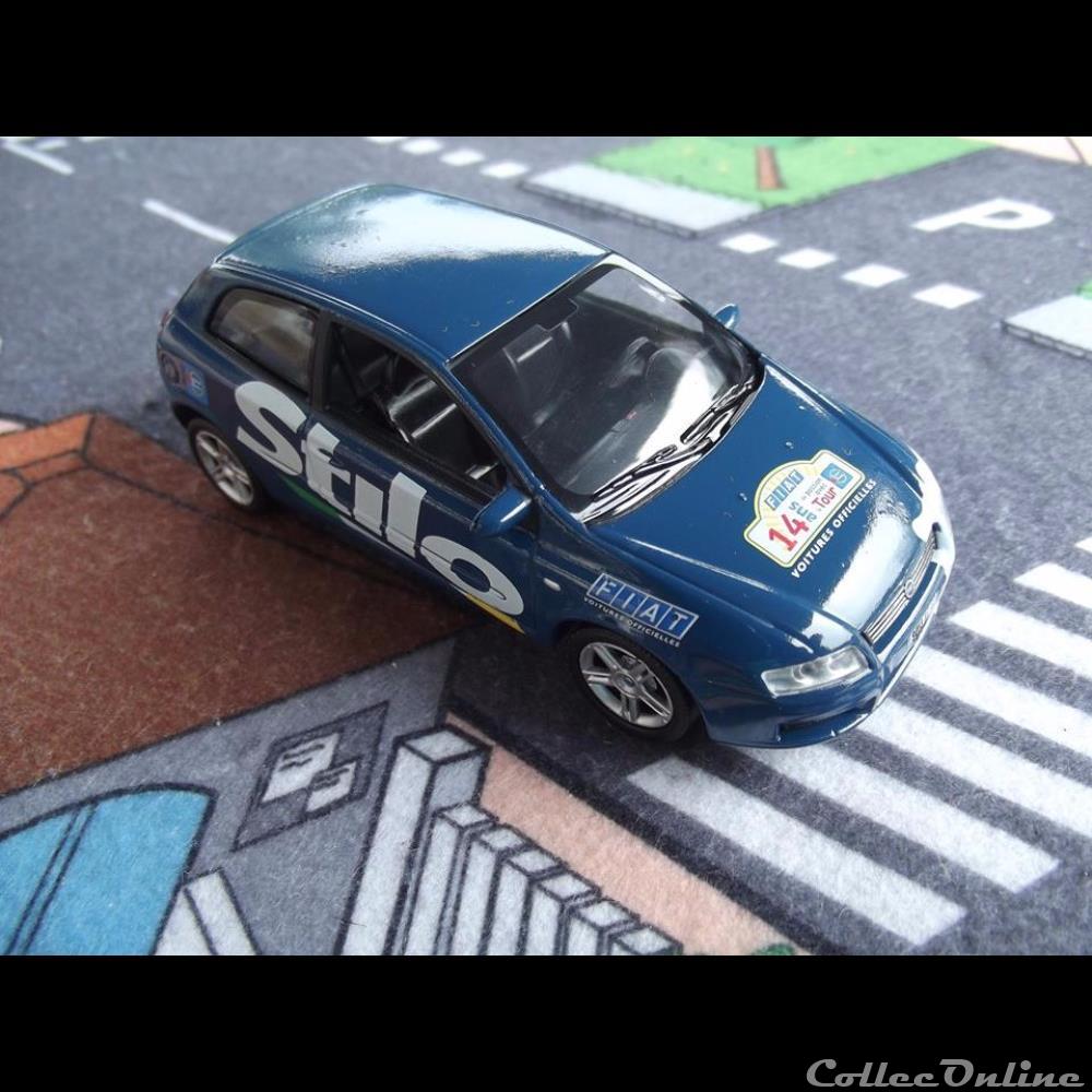 Fiat Stilo "Maillot blanc" modele reduit voiture fiat stilo maillot blanc