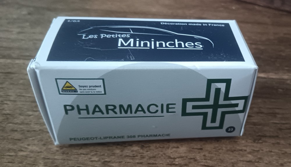 modeles reduits voitures peugeot 308 pharmacie